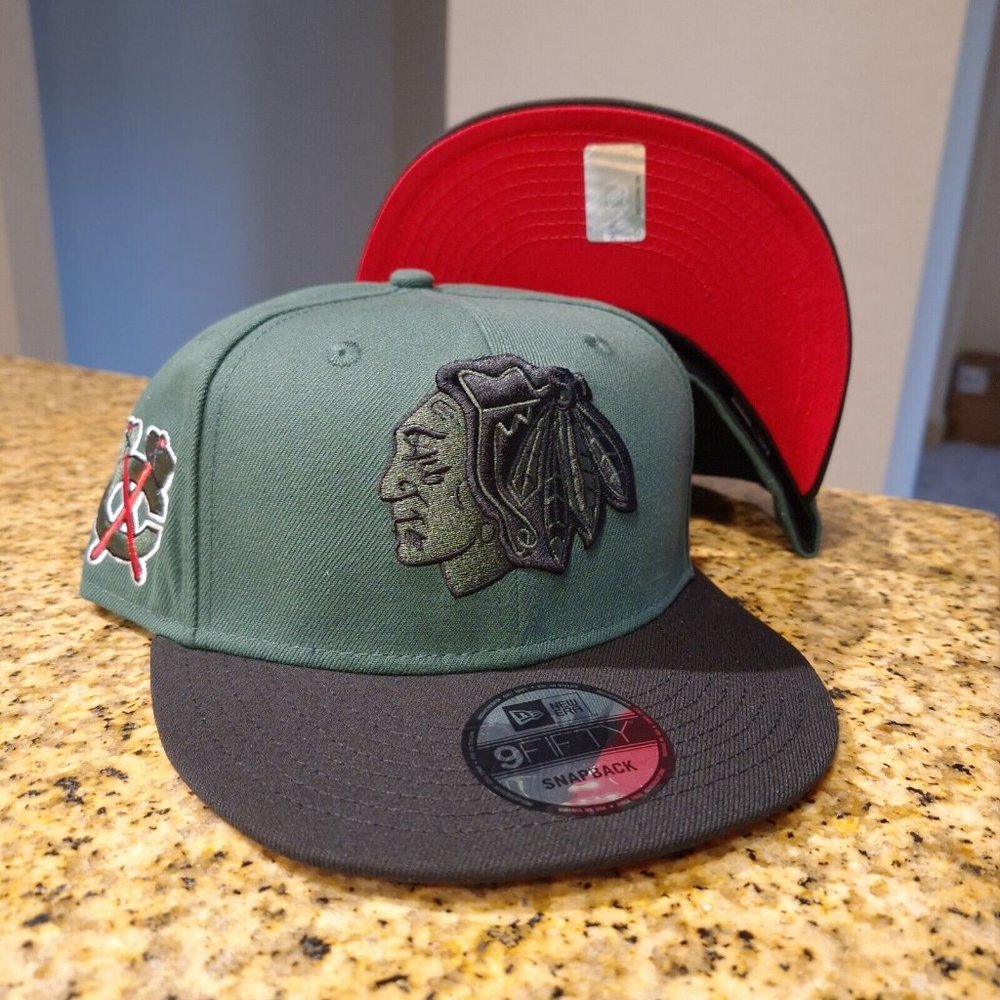 Chicago Blackhawks Snapback New Era Green